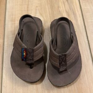 Rainbow Leather toddler Sandals